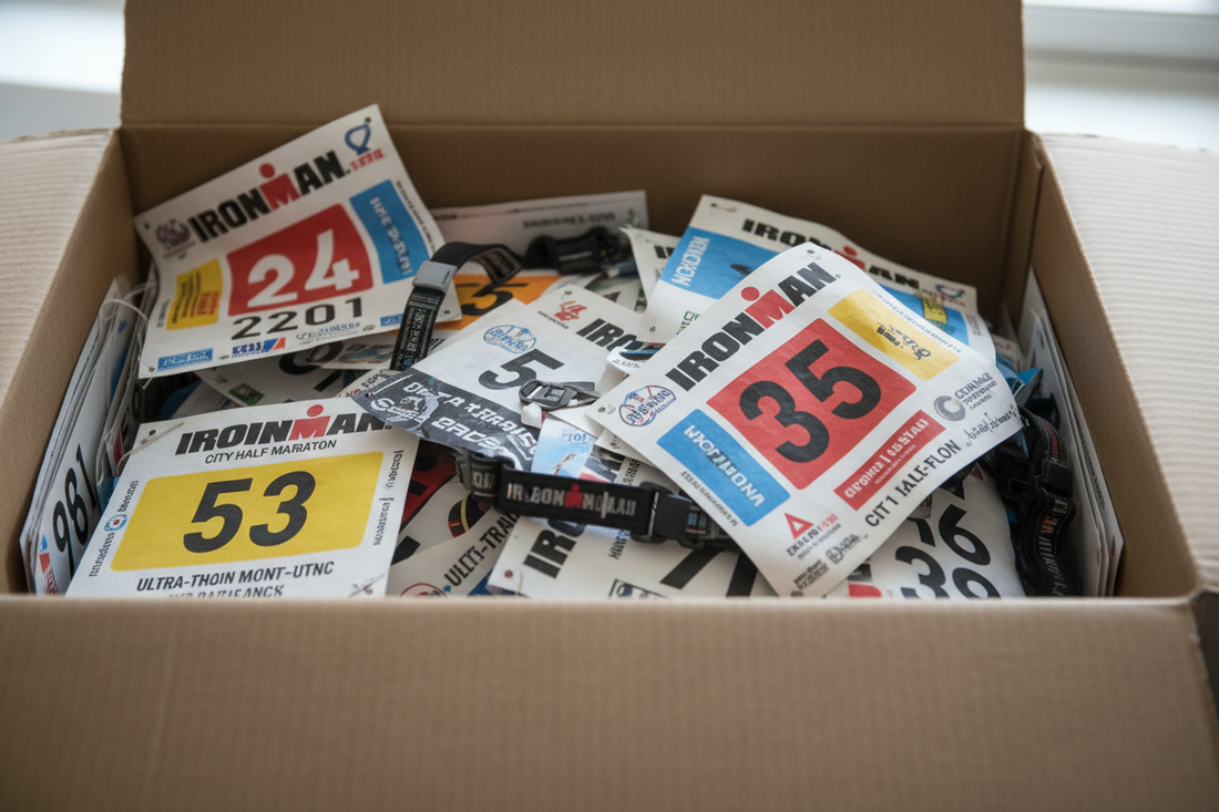 dossard marathon ironman running