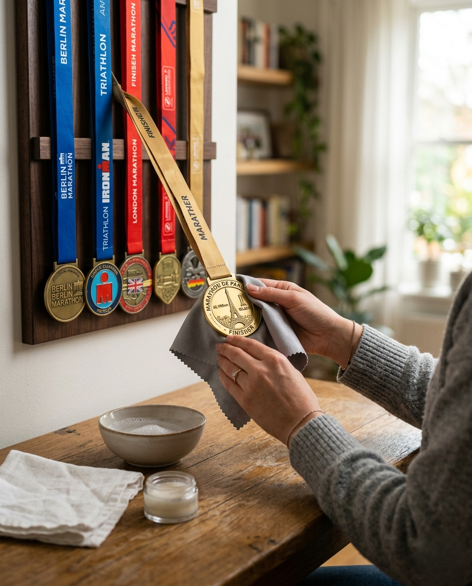 entretien nettoyage médailles