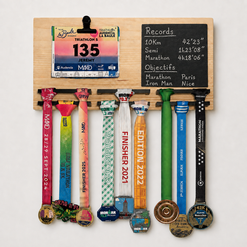 cadeau parfait pour sportif finisher marathon ironman