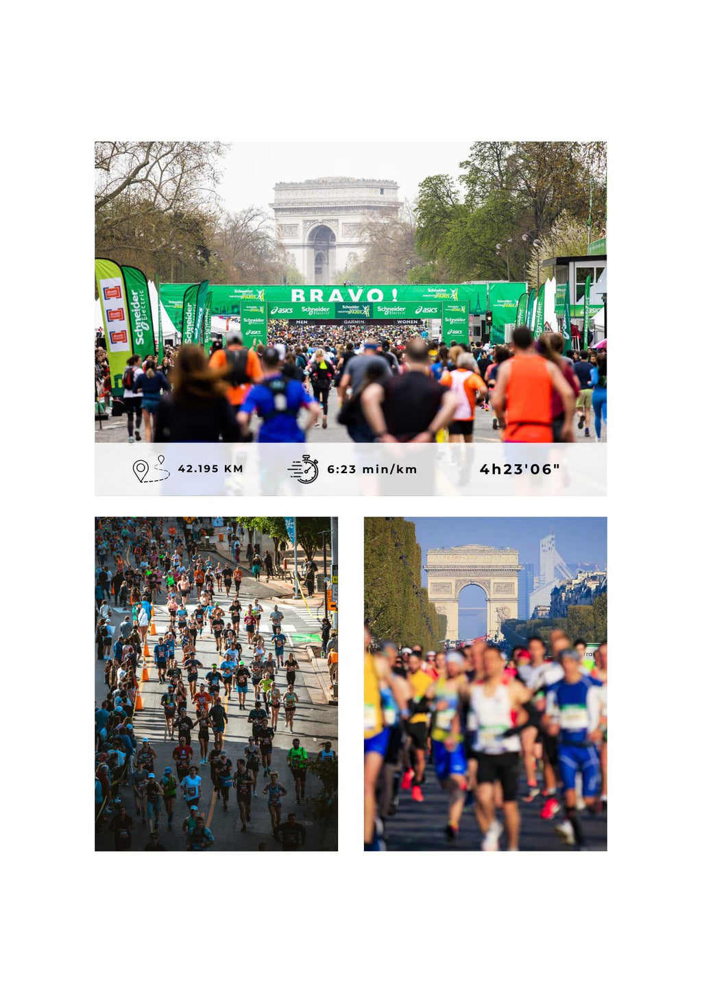 cadre photo personnalisé marathon finisher cadeau