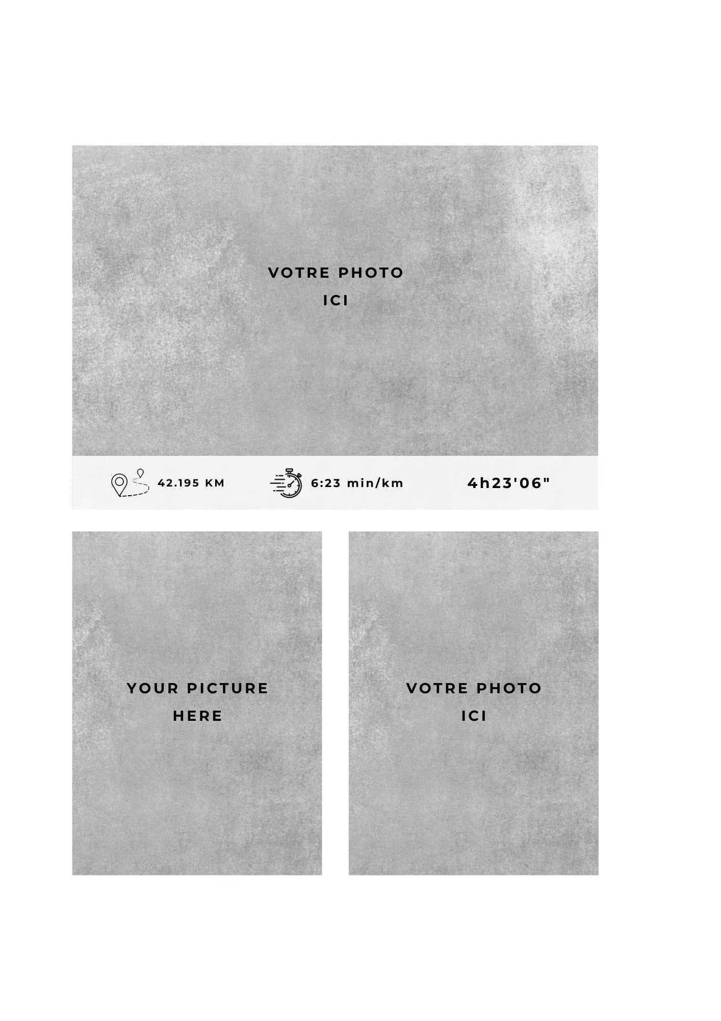 cadeau course  a pied personnalisé marathon finisher running