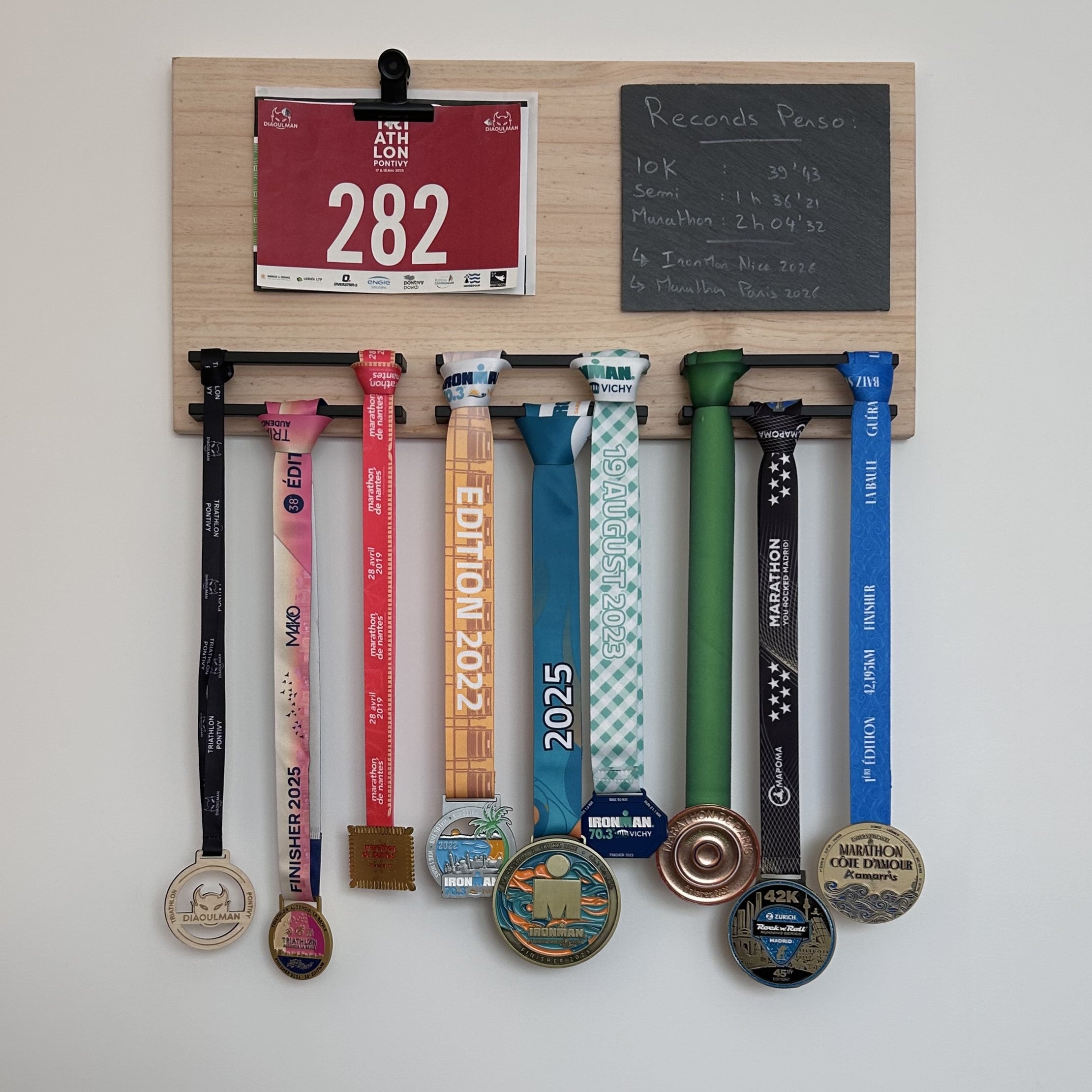 porte médaille et dossard