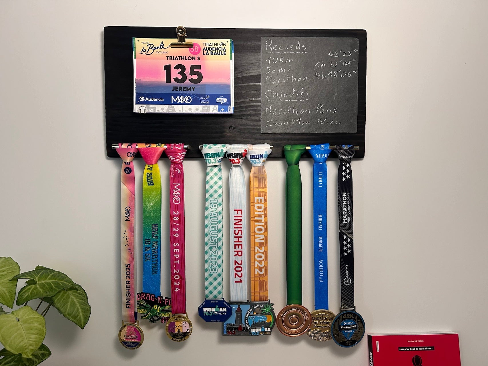 porte medaille bois cadeau sportif