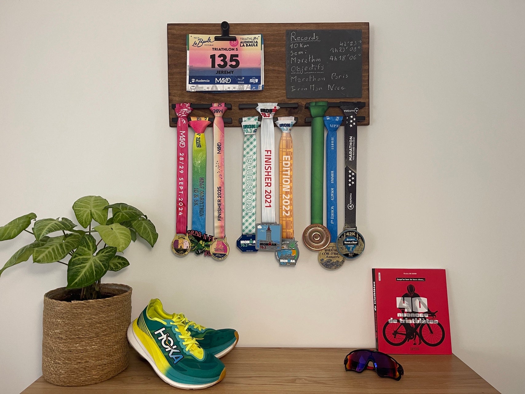 porte medailles bois artisanal premium