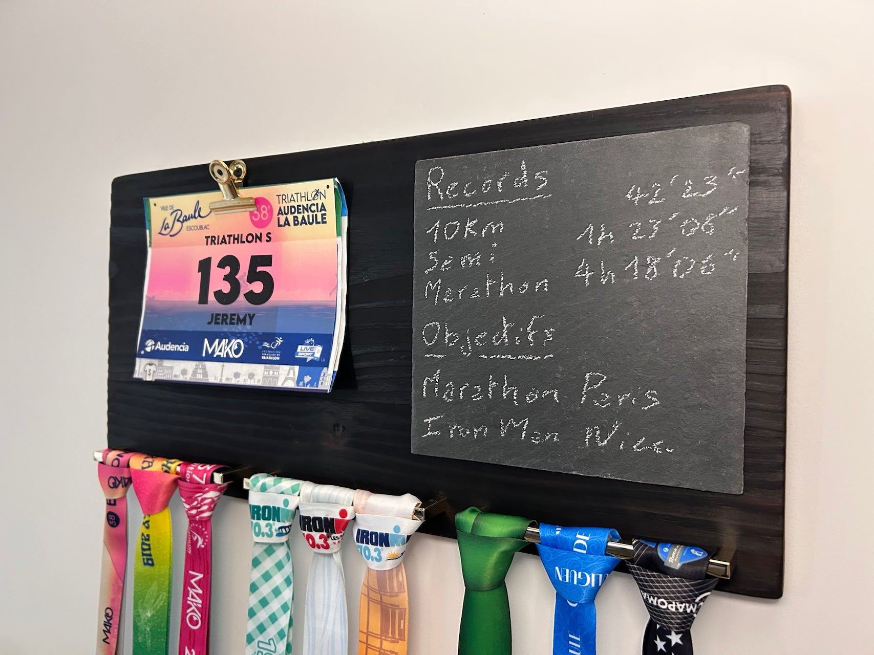 support medailles et porte dossards qualite