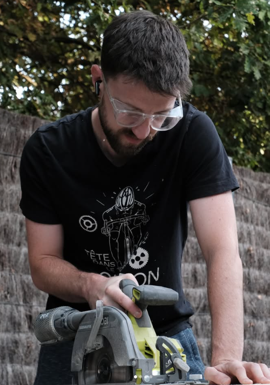 support médailles bois